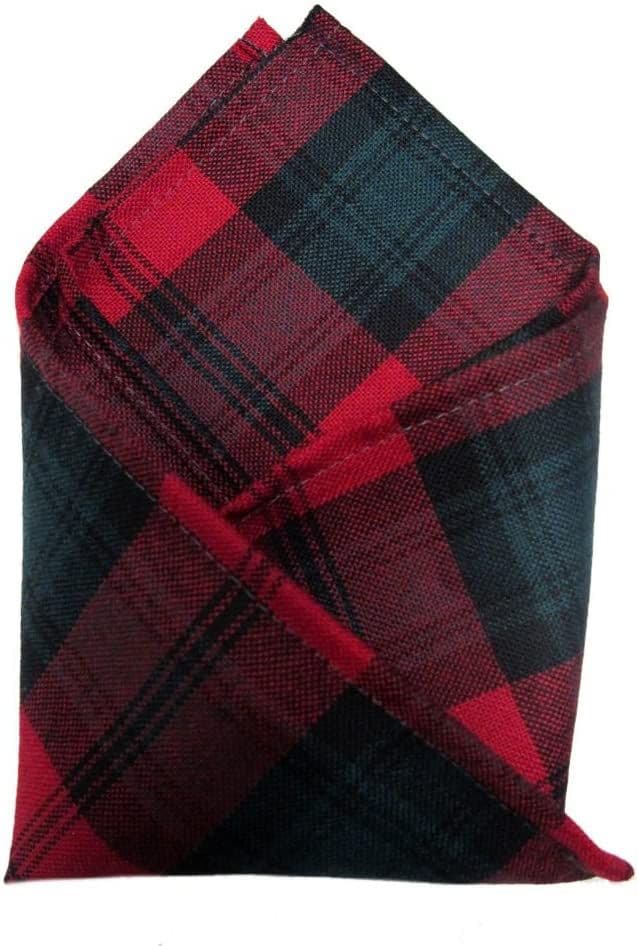 Gents Pure Wool Kerr Modern Pocket Square - Made In Scotland