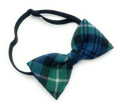 Gents Pure Wool  Lamont Ancient Tartan Bow Tie Made in Scotland