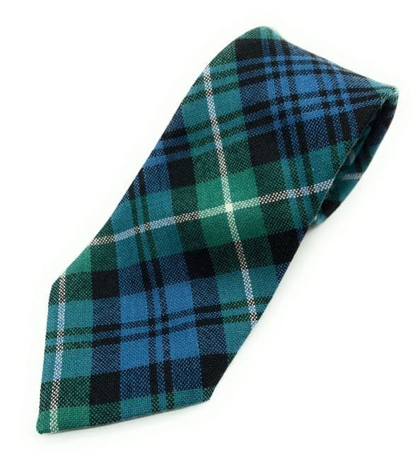 Gents Pure Wool Lamont Ancient Tartan Tie Made in Scotland