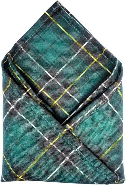 Gents Pure Wool Macalpine Tartan Pocket Square - Made In Scotland