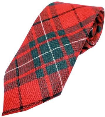 Gents Pure Wool MacAuley Tartan Tie | Made in Scotland