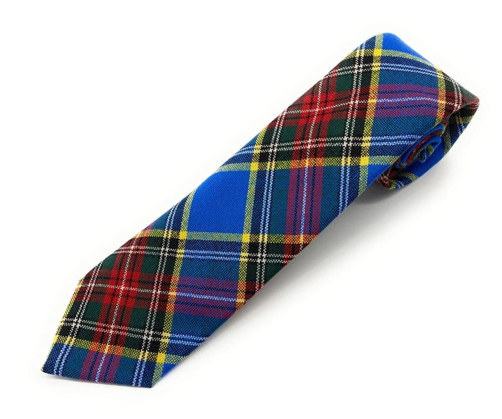 Gents Pure Wool MacBeth Tartan Tie - Made in Scotland