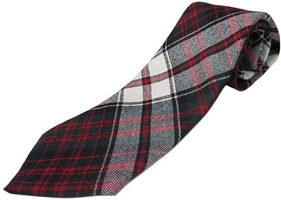 Pure Wool MacDonald Dress Tartan Tie | Made in Scotland