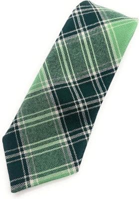 Gents Pure Wool MacDonald Lord of the Isles Hunting Ancient Tartan Tie | Made in Scotland
