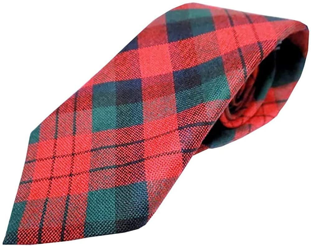 Gents Pure Wool MacDuff Tartan Tie Made in Scotland