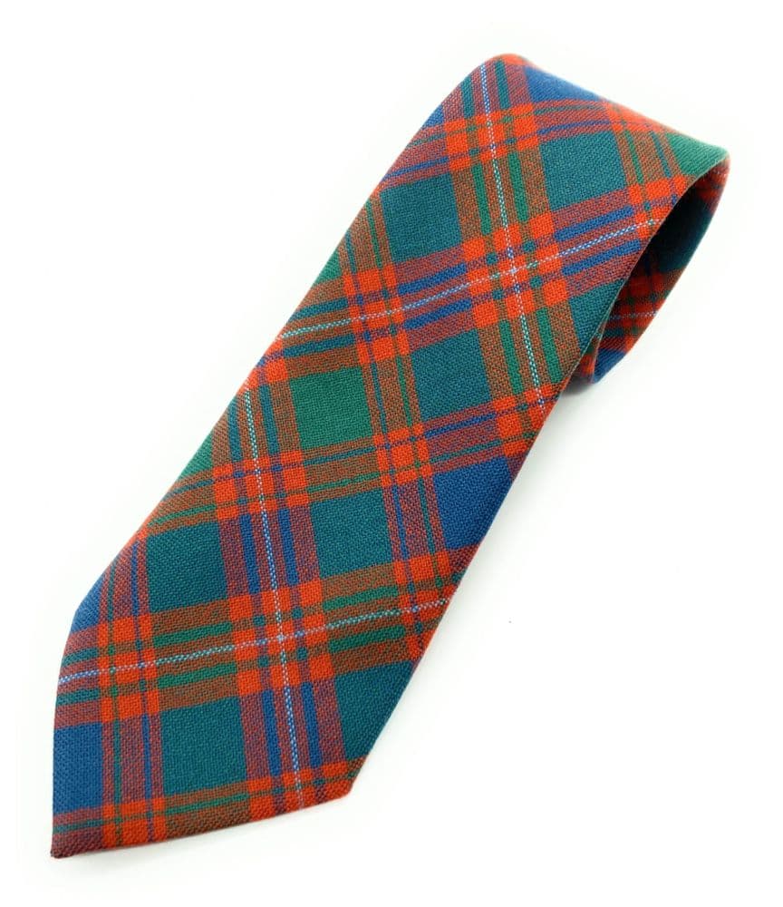 Gents Pure Wool MacIntyre Ancient Tartan Tie Made in Scotland