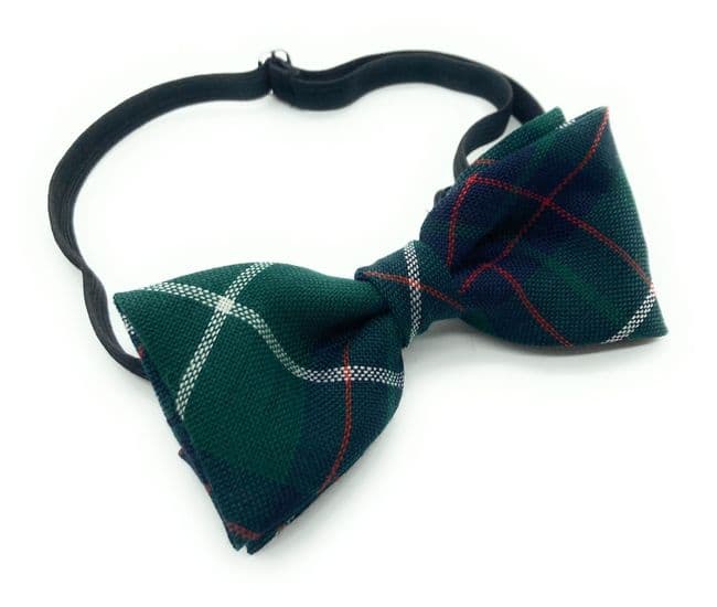 Gents Pure Wool MacIntyre Hunting Modern Tartan Bow Tie Made in Scotland