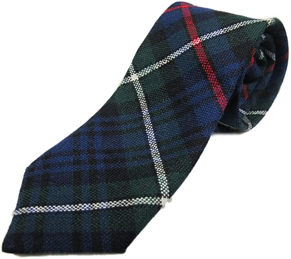 Gents Pure Wool MacKenzie Tartan Tie Made in Scotland