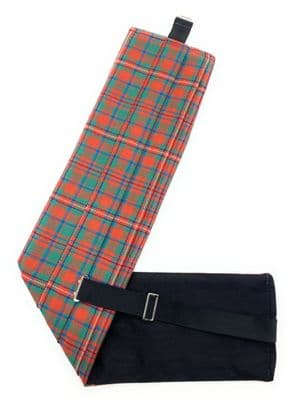 Gents Pure Wool MacKinnon Ancient Tartan Cummerbund Made In Scotland