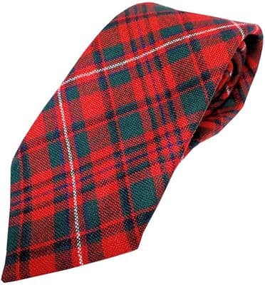 Gents Pure Wool MacKinnon Tartan Tie | Made in Scotland