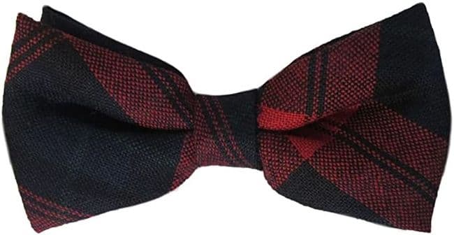 Gents Pure Wool MacLachlan Tartan Bow Tie Made in Scotland