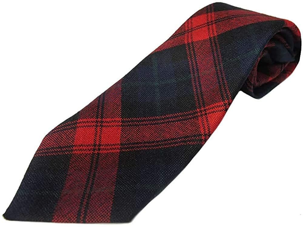 Gents Pure Wool MacLachlan Tartan Tie Made in Scotland
