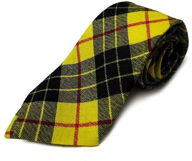 Gents Pure Wool MacLeod of Lewis Tartan Tie Made in Scotland