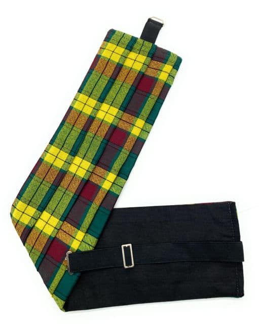 Gents Pure Wool MacMillan Old Tartan Cummerbund Made In Scotland