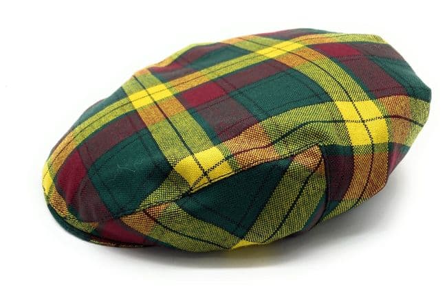 Gents Pure Wool MacMillan Old Tartan Flat Cap