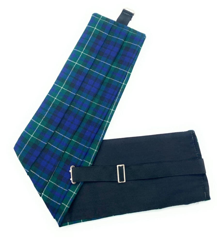 Gents Pure Wool MacNeil Colonsay Modern Tartan Cummerbund Made In Scotland