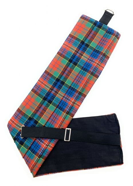Gents Pure Wool MacPherson Ancient Tartan Cummerbund Made In Scotland