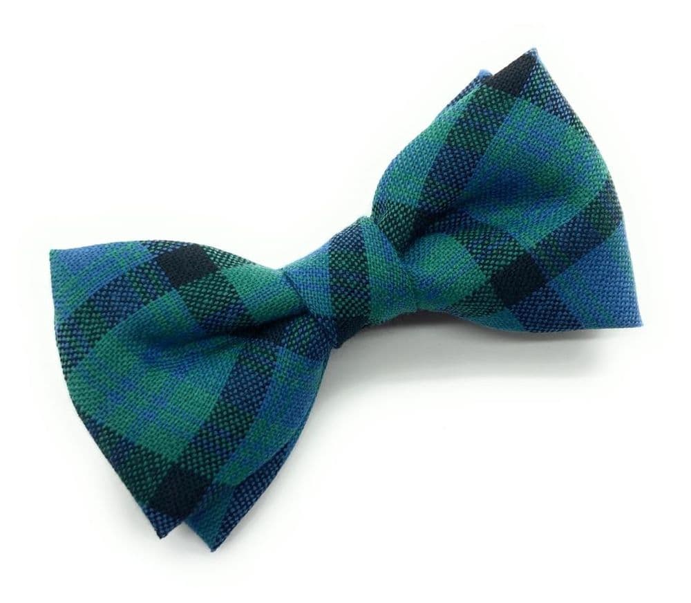 Gents Pure Wool Matheson Hunting Ancient Tartan Bow Tie Made in Scotland