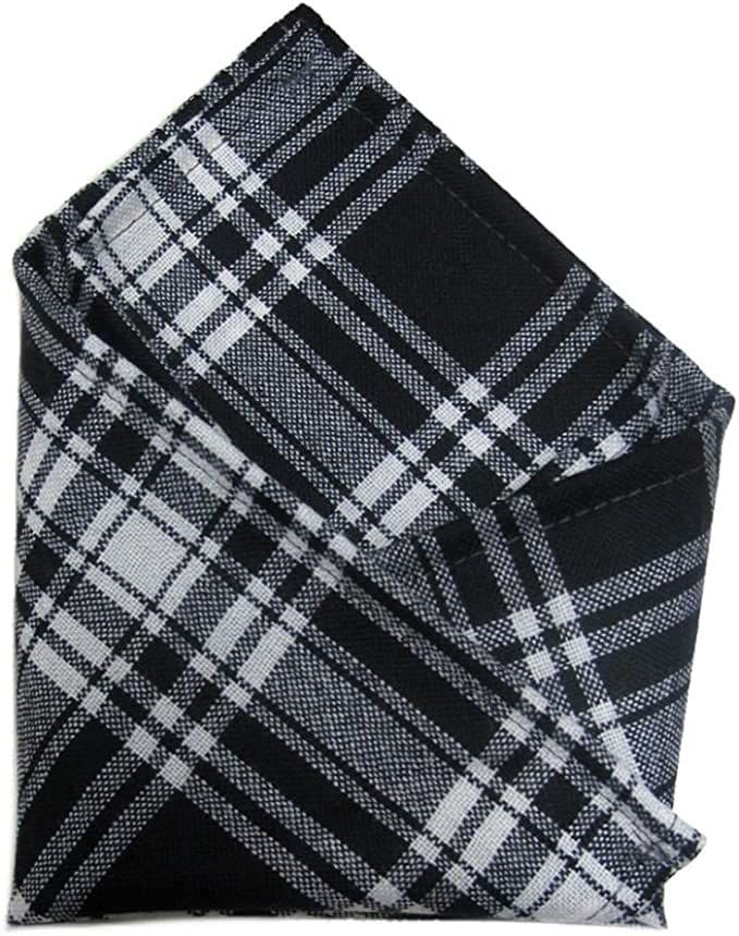 Gents Pure Wool Menzies Tartan Pocket Square - Made In Scotland
