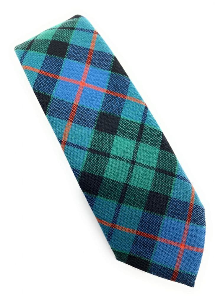 Gents Pure Wool Morrison Ancient Tartan Tie Made in Scotland
