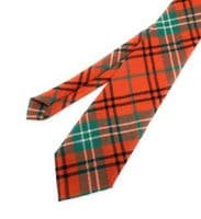 Pure Wool Morrison Red Ancient Tartan Tie | Made in Scotland