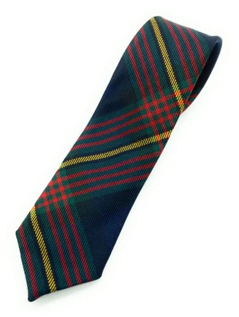 Gents Pure Wool Muir Modern Tartan Tie Made in Scotland
