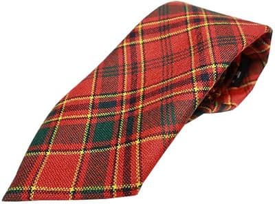 Gents Pure Wool Munro Tartan Tie | Made in Scotland