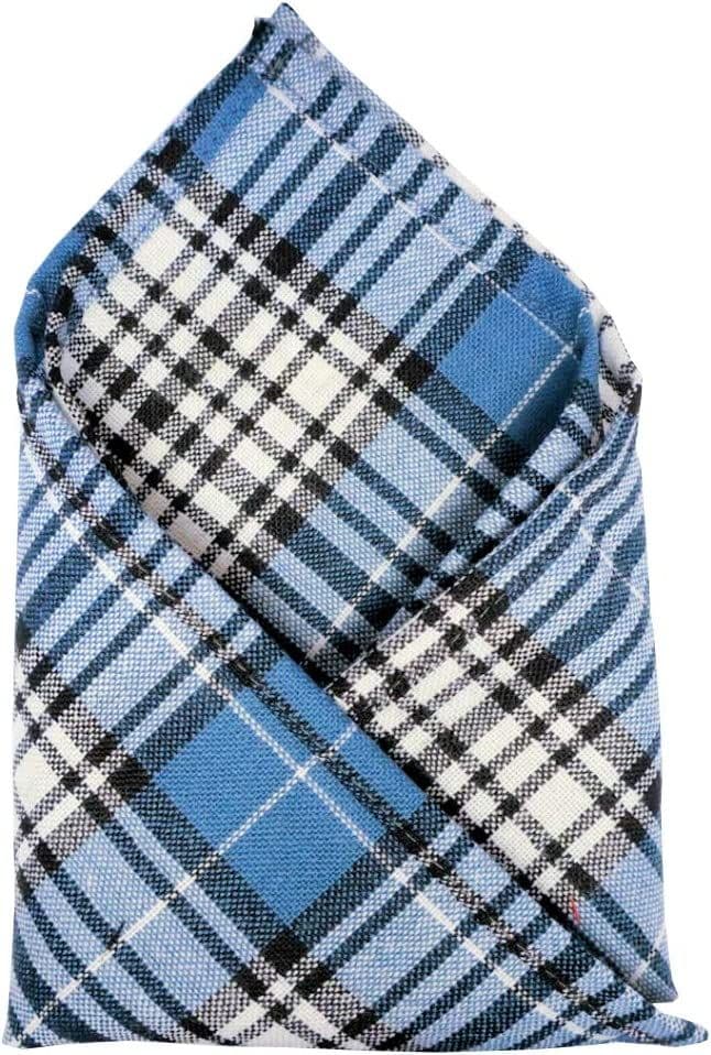 Gents Pure Wool  Napier Tartan Pocket Square - Made In Scotland