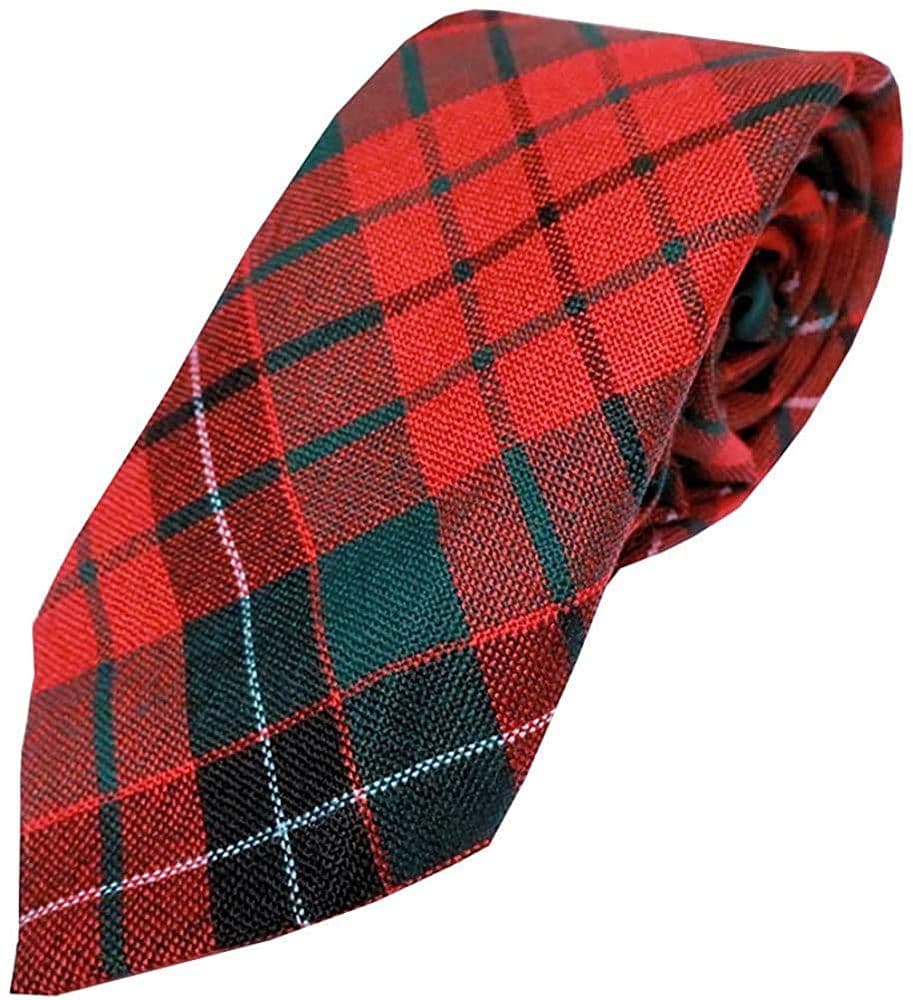 Gents Pure Wool Nicholson Tartan Tie - Made in Scotland
