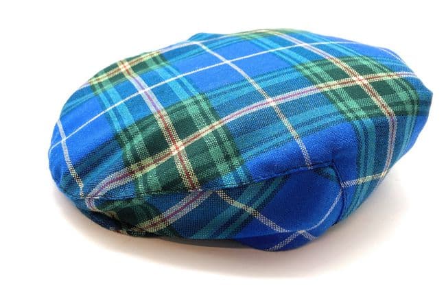 Gents Pure Wool Nova Scotia Tartan Flat Cap