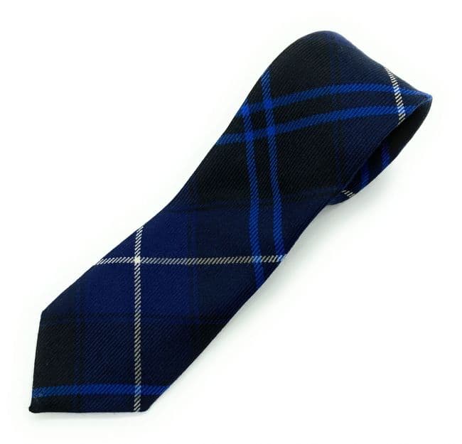 Gents Pure Wool Patriot Modern Tartan Tie Made in Scotland