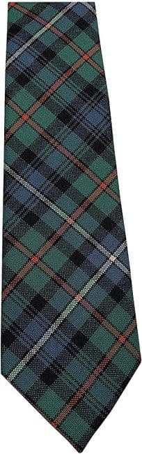 Gents Pure Wool Robertson Hunting Ancient Tartan Tie Made in Scotland