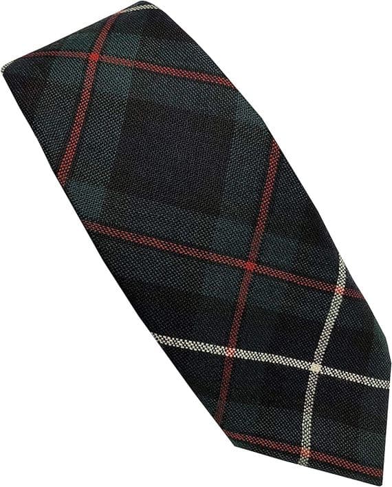 Pure Wool Robertson Hunting Modern Tartan Tie | Made in Scotland