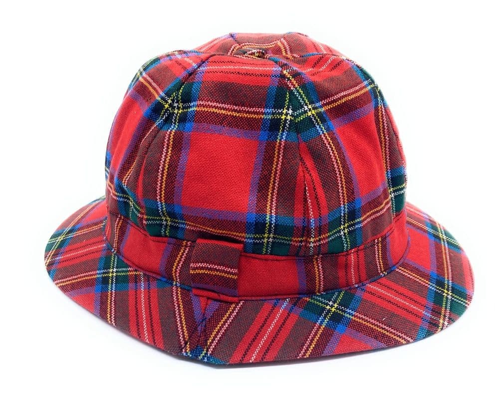 Gents Pure Wool Royal Stewart Tartan Deerstalker Hat