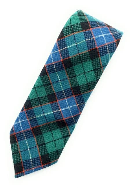 Gents Pure Wool  Russell Ancient Tartan Tie Made in Scotland