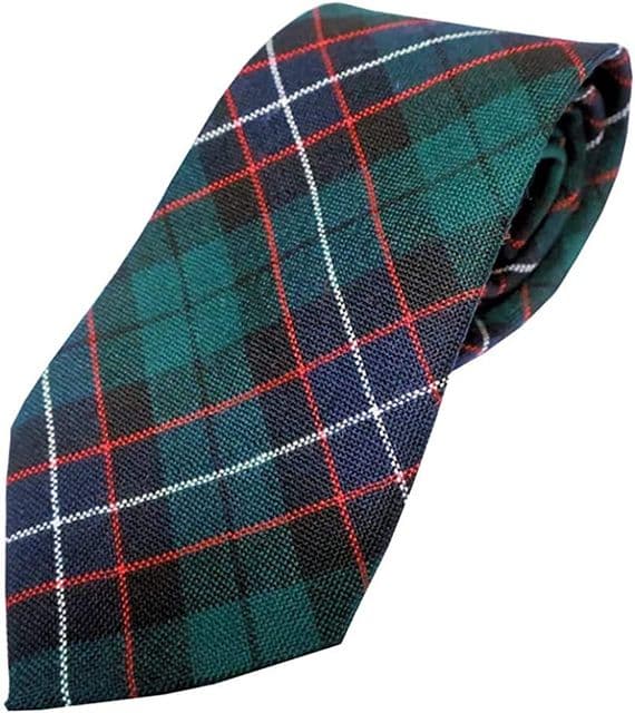 Pure Wool Russell Tartan Tie | Made in Scotland