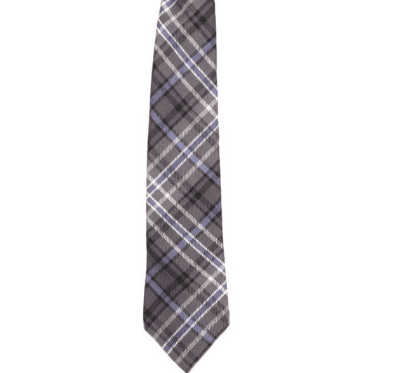 Gents Pure Wool Scotland Forever Antique Tartan Tie Made in Scotland
