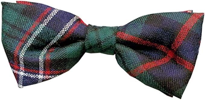 Gents Pure Wool Scottish National Tartan Bow Tie Made in Scotland