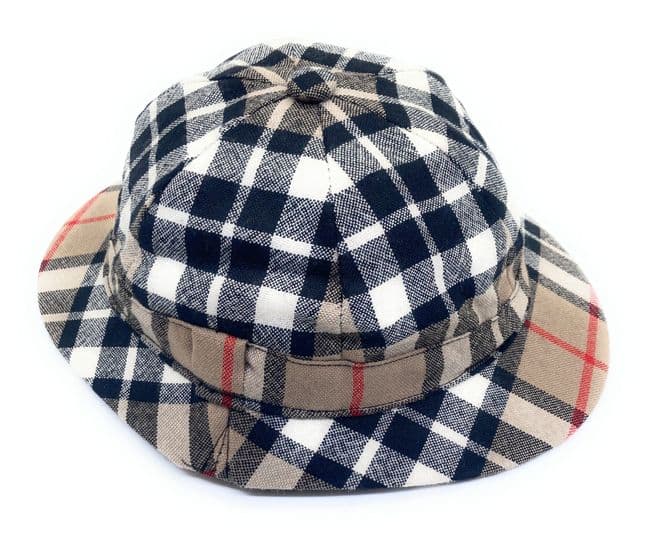 Gents Pure Wool Thomson Camel Tartan Deerstalker Hat