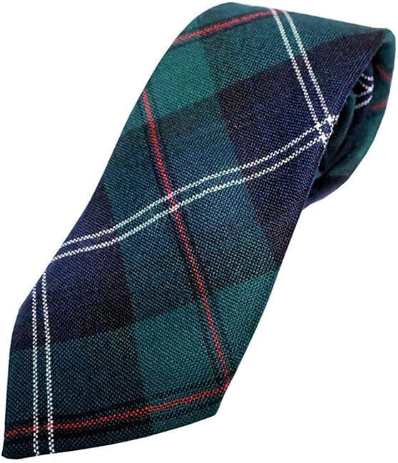 Gents Pure Wool Urquhart Tartan Tie Made in Scotland