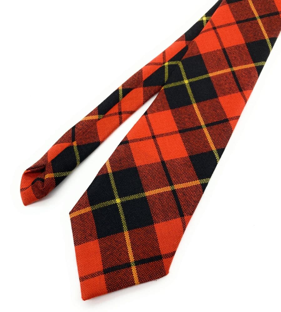 Gents Pure Wool Wallace Ancient Tartan Tie Made in Scotland
