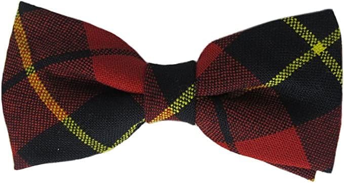 Gents Pure Wool Wallace Tartan Bow Tie Made in Scotland