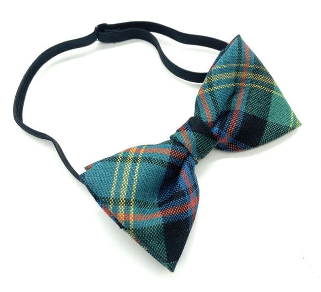 Gents Pure Wool Watson Ancient Tartan Bow Tie Made in Scotland