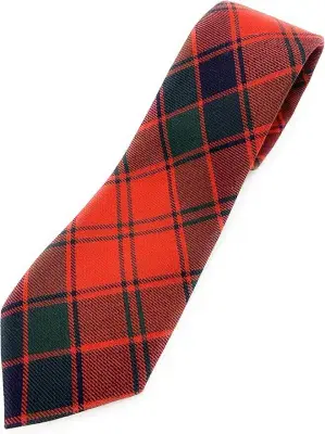 Gents Robertson Red Tartan Tie