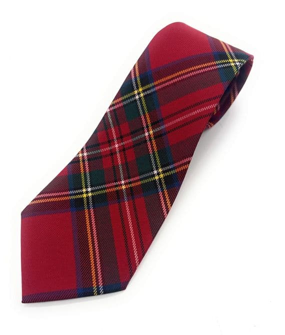 Royal Stewart Tartan Tie | Scottish Tartan Necktie