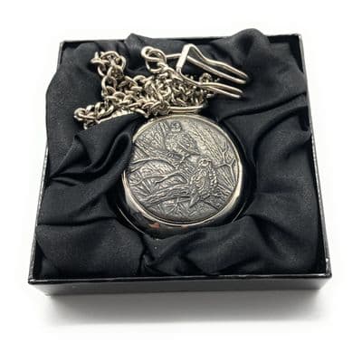 Gents Scottish Grouse/Pheasant Wildlife Pocket Watc