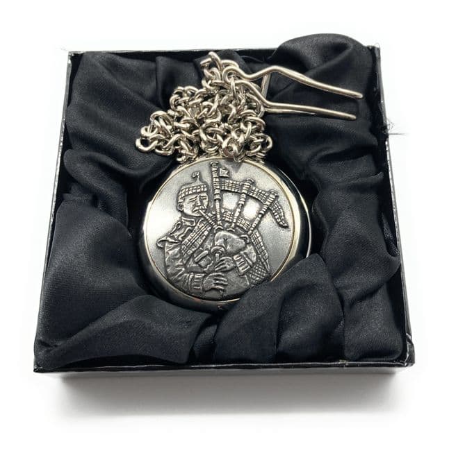 Gents Scottish Piper Pocket Watch