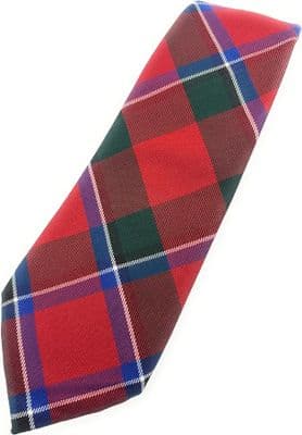 Gents Sinclair Red Tartan Tie | Made in Scotland