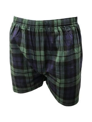 Gents Traditional Black Watch Tartan Boxer Shorts