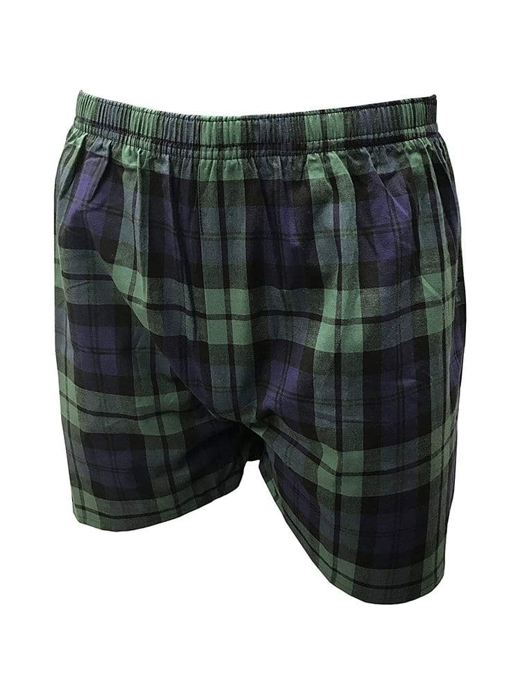 Gents Traditional Black Watch Tartan Boxer Shorts